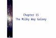 The Milky Way Galaxy Chapter 15. The Milky Way Almost everything we see in the night sky belongs to the Milky Way We see most of the Milky Way as a faint