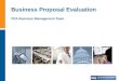 FDA Business Management Team Business Proposal Evaluation