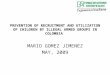 PREVENTION OF RECRUITMENT AND UTILIZATION OF CHILDREN BY ILLEGAL ARMED GROUPS IN COLOMBIA MARIO GOMEZ JIMENEZ MAY, 2009