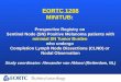 EORTC 1208 MINITUB: Prospective Registry on Sentinel Node (SN) Positive Melanoma patients with minimal SN Tumor Burden who undergo Completion Lymph Node