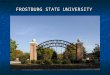 FROSTBURG STATE UNIVERSITY FSU LIBRARY Frostburg State University Carbon Footprint May 2008