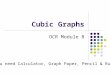Cubic Graphs OCR Module 8 You need Calculator, Graph Paper, Pencil & Ruler