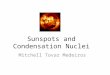 Sunspots and Condensation Nuclei Mitchell Tovar Medeiros
