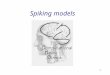 1 Spiking models. 2 Neuronal codes Spiking models: Hodgkin Huxley Model (brief repetition) Reduction of the HH-Model to two dimensions (general) FitzHugh-Nagumo