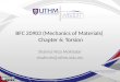 BFC 20903 (Mechanics of Materials) Chapter 6: Torsion Shahrul Niza Mokhatar shahruln@uthm.edu.my