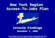 New York Region Job Access & Reverse Commute Transportation Plan Study Regional Plan Association  Abeles Phillips Preiss & Shapiro  Cambridge Systematics,