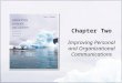 Chapter Two Improving Personal and Organizational Communications