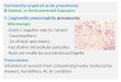 Community-acquired acute pneumonia: B-Animal, or Environmental Exposure: 1- Legionella pneumophila pneumonia: Microscopy: -Gram’s negative rods (in nature)