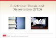Electronic Thesis and Dissertation (ETD) Graduate School of Biomedical Sciences