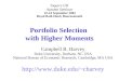 Portfolio Selection with Higher Moments Campbell R. Harvey Duke University, Durham, NC USA National Bureau of Economic Research, Cambridge, MA USA charvey