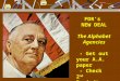 FDR’s NEW DEAL The Alphabet Agencies - Get out your A.A. paper - Check 2 nd Period’s Quiz