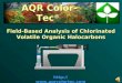 Field-Based Analysis of Chlorinated Volatile Organic Halocarbons Field-Based Analysis of Chlorinated Volatile Organic Halocarbons 