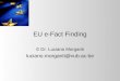 EU e-Fact Finding © Dr. Luciano Morganti luciano.morganti@vub.ac.be