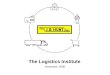 The Logistics Institute November, 2000. Agenda  Introduction  Company Overview  Industry Analysis  Competitive Strategy  Results  Questions