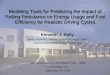 Modeling Tools for Predicting the Impact of Rolling Resistance on Energy Usage and Fuel Efficiency for Realistic Driving Cycles CEC Workshop on Fuel Efficient