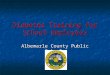 Diabetes Training for School Employees Albemarle County Public Schools