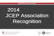 OHIO STATE UNIVERSITY EXTENSION 2014 JCEP Association Recognition
