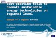 Best practice tools to promote sustainable energy technologies on regional level Example of a region: Bavaria AER Seminar ‘Sustainable Energy Policy: Promoting