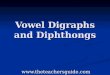 Vowel Digraphs and Diphthongs 
