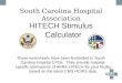 South Carolina Hospital Association HITECH Stimulus Calculator These worksheets have been forwarded to South Carolina hospital CFOs. They provide hospital-