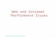 Adapted from Menascé & Almeida1 Web and Intranet Performance Issues