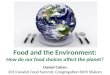 Food and the Environment: How do our food choices affect the planet? Daniel Cohan 2013 Jewish Food Summit, Congregation Brith Shalom