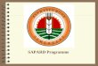 SAPARD Programme. SAPARD financial aid 4 Grant aid: 50% of the actual investment costs (VAT excluded); 4 Grant aid from EU and national budget