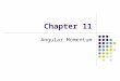 Chapter 11 Angular Momentum. The Vector Product There are instances where the product of two vectors is another vector Earlier we saw where the product