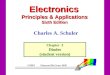 Electronics Principles & Applications Sixth Edition Chapter 3 Diodes (student version) ©2003 Glencoe/McGraw-Hill Charles A. Schuler