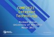 COMP2121 Internet Technology Richard Henson University of Worcester March 2011