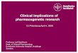 Clinical implications of pharmacogenetic research S:t Petersburg April 4, 2008 Professor Leif Bertilsson Dept. of Clinical Pharmacology Karolinska University