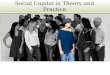 Social Capital in Theory and Practice. ENVIRONMENT SOCIETY ECONOMY