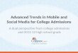 Advanced Trends in Mobile and Social Media for College Admissions A dual perspective from college admissions and 2011-12 high school grads