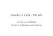 Wireless LAN - WLAN Mohamed Mokdad Ecole d’Ingénieurs de Bienne