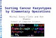 Sorting Cancer Karyotypes by Elementary Operations Michal Ozery-Flato and Ron Shamir School of Computer Science, Tel Aviv University