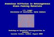 Anomalous Diffusion in Heterogeneous Glass- Forming Materials J.S. Langer University of California, Santa Barbara Workshop on Dynamical Heterogeneities