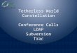 Tetherless World Constellation Conference Calls LDAP Subversion Trac