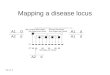 Mapping a disease locus Fig. 11.A A1D A2d A1d d A2d A1 A2