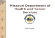 Missouri Department of Health and Senior Services Jeff Wenzel