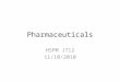 Pharmaceuticals HSPM J712 11/10/2010. What is the real product of the drug industry? Drugs? New drugs? Prices of brand name drugs >> marginal cost of