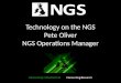 Technology on the NGS Pete Oliver NGS Operations Manager