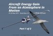 J. Philip Barnes  May 2015 Aircraft Energy Gain From an Atmosphere in Motion 01-02 May, 2015 Santa Rosa, CA J. Philip Barnes