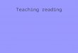 1 Teaching reading. 2 A. Checking reading 1. concepts: Reading, strategic reading (p68)