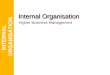 INTERNAL ORGANISATION INTERNAL ORGANISATION Internal Organisation Higher Business Management