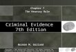 Criminal Evidence 7th Edition Norman M. Garland Chapter 7 The Hearsay Rule Copyright © 2015 McGraw-Hill Education. All rights reserved. No reproduction