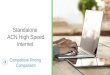 Standalone ACN High Speed Internet Competitive Pricing Comparison