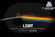 LIGHT Refraction, Dispersion and Image formation via lenses & Worksheet M.C. KEJRIWAL VIDYAPEETH DEPT. OF PHYSICS