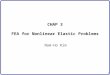 1 CHAP 3 FEA for Nonlinear Elastic Problems Nam-Ho Kim