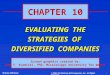 1 McGraw-Hill/Irwin © 2003 The McGraw-Hill Companies, Inc., All Rights Reserved. EVALUATING THE STRATEGIES OF DIVERSIFIED COMPANIES CHAPTER 10 Screen graphics