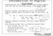 EECC341 - Shaaban #1 Lec # 1 Winter 2001 12-4-2001 Introduction to Digital Systems Analog devices and systems process time-varying signals that can take